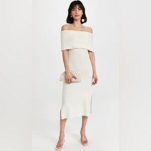 Cult Gaia Minda Knit Dress in Off White, Brand New with Tags